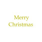 【ステッカー】Merry Christmas 　ブロック体　転写　シール【講師の場合　コード入力】
