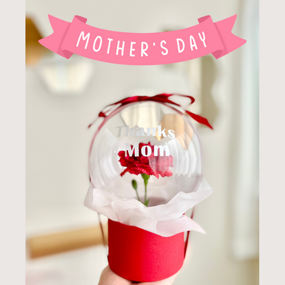 【ギフト】母の日　カーネーション　最高に可愛いバルーンフラワー