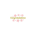 Congratulations　カッティングステッカー | 御祝・結婚式・卒業・イベント用