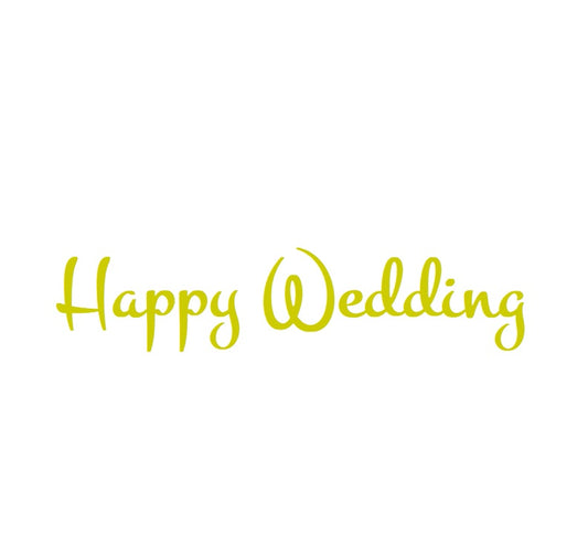 【ステッカー】Happy Wedding　フラッフィ【講師の場合　コード入力】