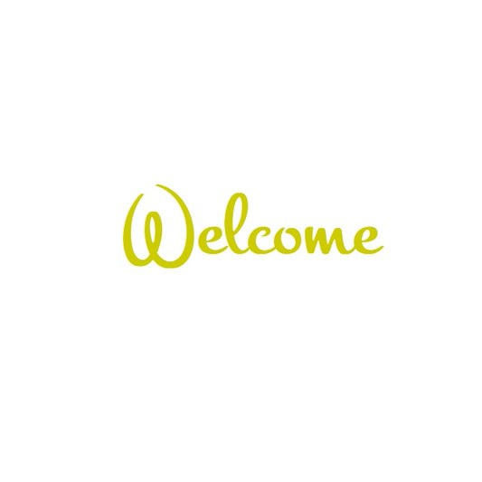 【ステッカー】welcome　Ｍ　フラッフィ 【講師の場合　コード入力】