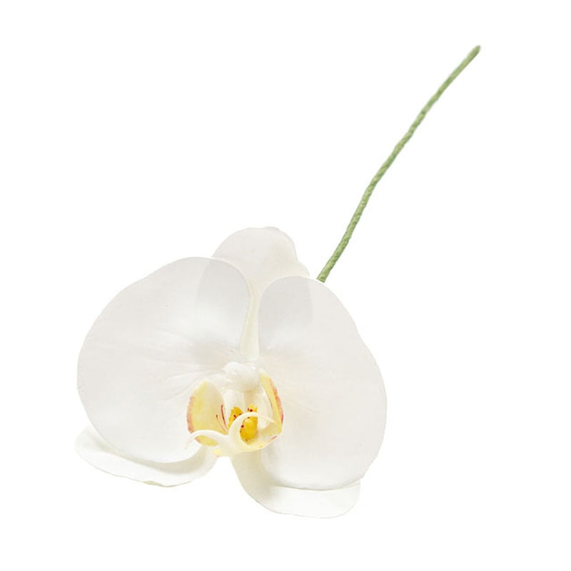 【造花】1本から卸販売通販　アミュゼファレノ　ホワイト　造花専門店 花材問屋プリフラSHOP