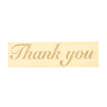【ステッカー】Thank You　カリグラフィ　転写　シール【講師の場合　コード入力】