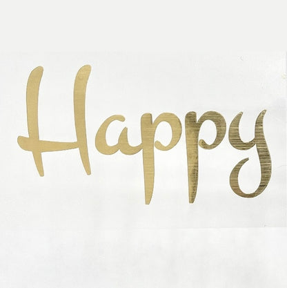 【ステッカー】Happy　フラッフィ　転写　シール【講師の場合　コード入力】