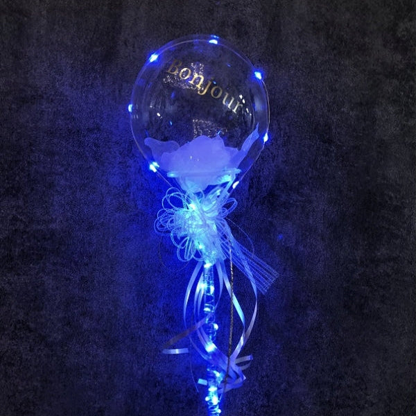 イルミナバルーン　ブルーのLED　プリフラSHOP